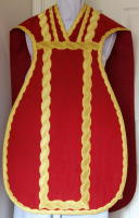 Red French Roman Vestment